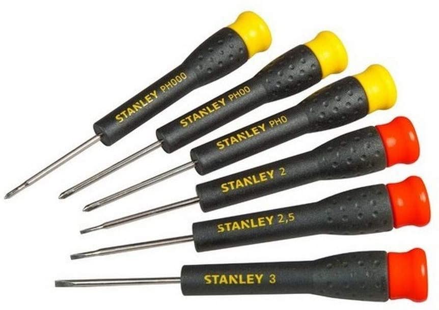 Juego 6 destornilladores fijos, Yellow / Black