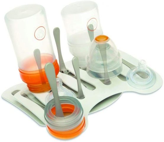 Prince Lionheart Compact Drying Station | Space-saving Drainer For Infant & Baby Bottles | BPA, Phthalate, PVC, Latex & Lead |Tray Hold Excess Water | Easy To Assemble
