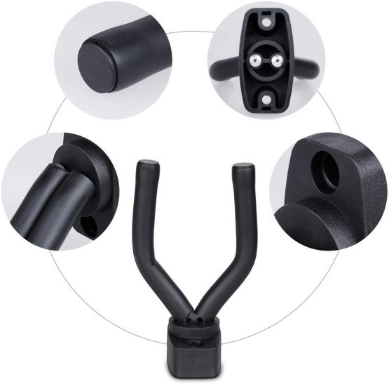 Anpro 6 Packs Guitar Hanger Hook, Guitar Wall Mount Bracket Holder, Guitar Wall Hangers for Acoustic Guitar, Bass, Mandolin, Banjo, Ukulele - Image 3