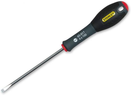 Stanley 65-094 Fat Max Screwdriver Parallel 5.5X150Mm-Black/Red