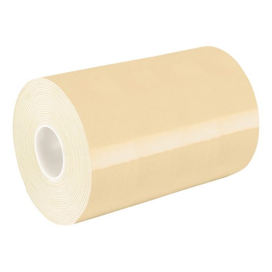 TapeCase 7-5-4496W Polyethylene Foam Tape, 62 mil (1.6 mm) Thick, 7 Inches x 5 Yards Roll