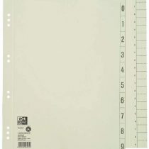 Elba 06453CH Divider for DIN A4 Strong Card Recycled 230 g/m2 Chamois Pack of 100
