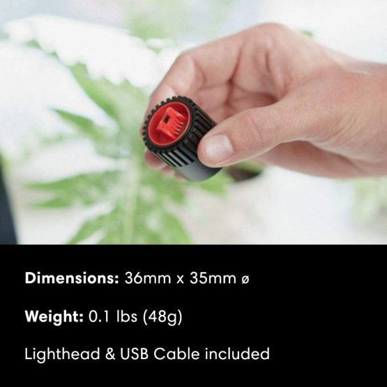 Knog Outdoor Unisex's Lighthead 1000L (for PWR Headtorch) Torch Accessory, Black, M - Image 2