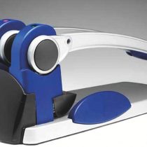 Rexel HD2300X Ultra Heavy Duty 2 Hole Punch, 300 Sheet Capacity, Effortless Punching, Metal, Silver/Blue, 2101521