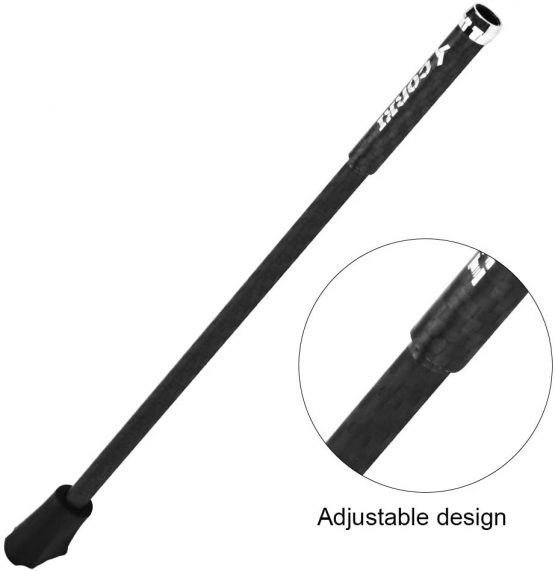Dilwe Bicycle Side Support, Mountain Bike Stainless Steel Adjustable Portable Quick Release Parking Prop Side Kick Stand - Image 3