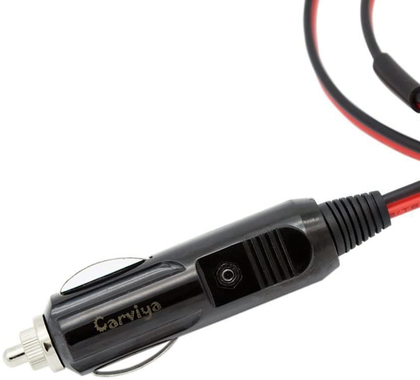Carviya 12V 24V Heavy Duty 16AWG 0.5 Meter 1.64 Feet 15A 20A Male Plug Cigarette Lighter Adapter Power Supply Cable For Car inverter,Air pump,electric cup - Image 3