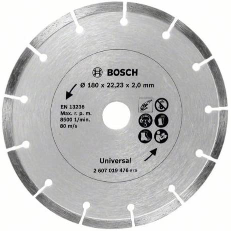 Bosch 2607019476 180 mm Promoline Diamond Blade, Silver