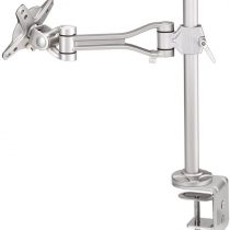 Newstar FPMA-D1020 Tilt/Turn/Rotate Desk Mount (clamp) for 10-30" Monitor Screen, Height Adjustable - Silver