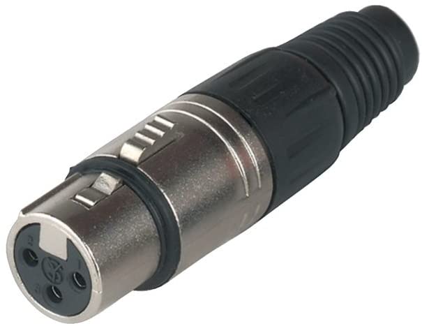 GEWA Alpha Audio Stecker XLR XLR(m) Einbaubuchse, zur Festinstallation, mit Verriegelung, black