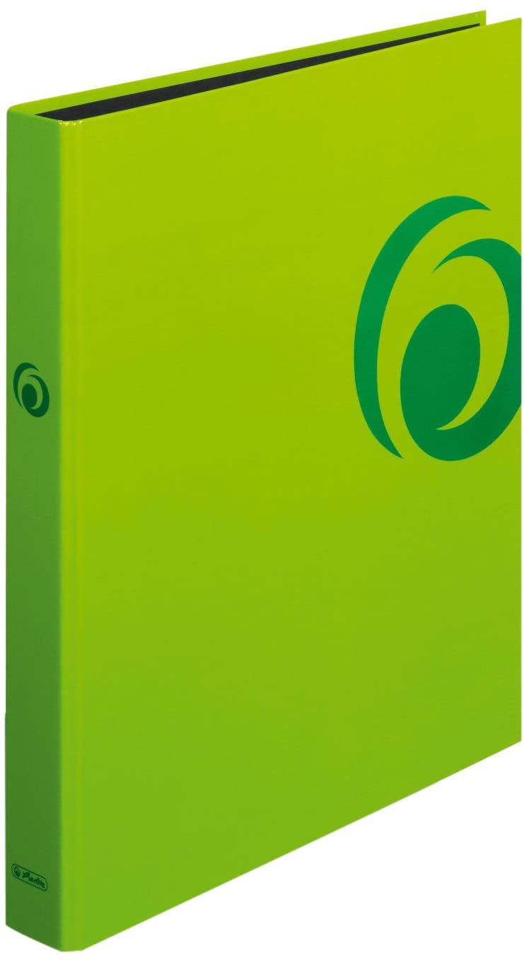 Herlitz max. File Fresh Ring Binder A4 2 Ring Binder - Combination 25 mm - Pack of 1, Blue Light Green