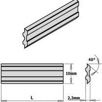 CMT Orange Tools 795.400.10 – Set of 2 Blades Tersa System 400 x 10 x 2.3 mm HPS