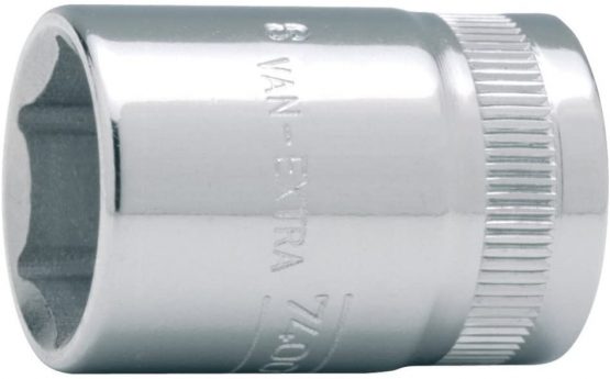 Bahco 7400SM-17 IR7400SM-17 Sockets-Square Drive 3/8" 17mm Hexagon, Multi-Colour