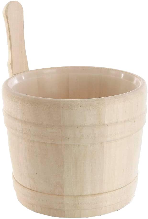 Eliga Turned Infusion Bucket with Plastic Insert, 83781, Turned Design + Plastic Insert, 5 litres, 5 Liter