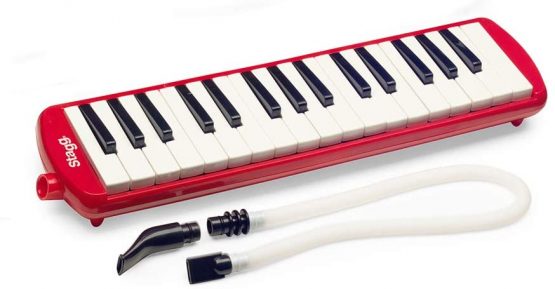 Stagg MELOSTA32RD 32 Note Melodica with Case - Red - Image 2