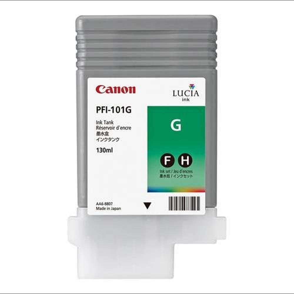 Canon LUCIA PFI-101 G - Green - original - ink tank - for imagePROGRAF iPF5000, iPF5100, iPF6100, iPF6200(0890B001AA) - Image 2