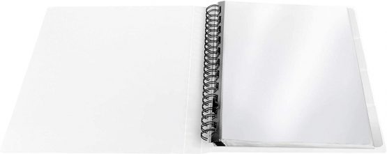 'Elba 400074751 Flexible Display Book Art Studio A4 Polypropylene 30 Interchangeable Pockets 2 Assorted Colours: Black, White (Pack of 5) - Image 2