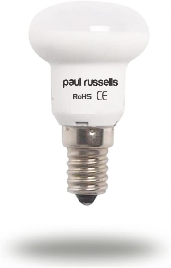3 Pack 4W Reflector LED Light Bulbs E14 SES Small Edison Screw Paul Russells Bright 4W=30W Spotlight R39 Spot Light 120 Beam Lamp 6500K Day Light 30W Incandescent Replacement