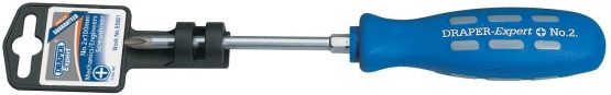 Draper 55501 Expert Number 2 Cross Slot Mechanics Screwdriver, 100mm