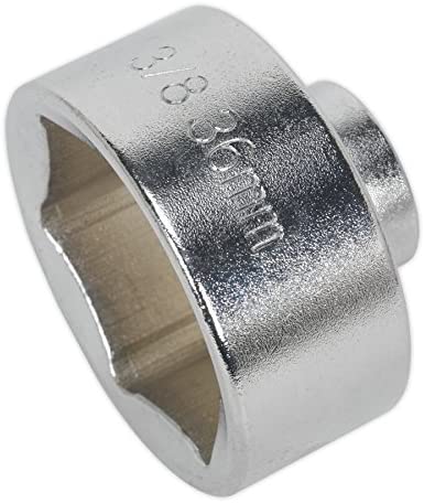 Sealey Sx114 Low Profile Oil Filter Socket 36Mm 3/8Sq Drive, Red
