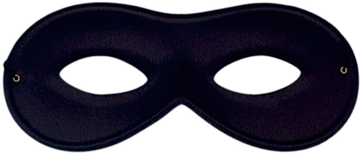 Eyemask Eye Mask Satin Black for Fancy Dress Masquerade Accessory