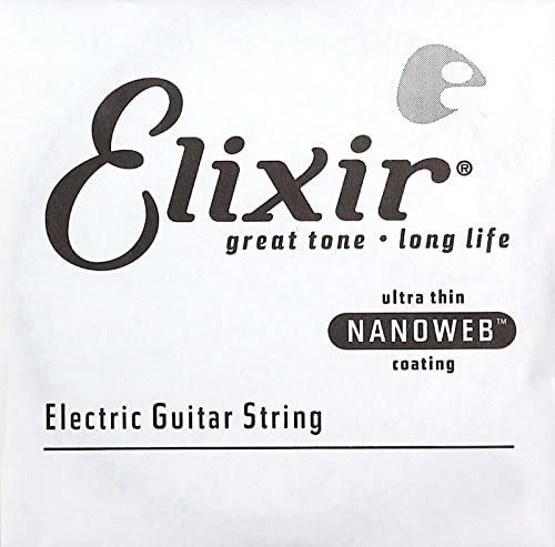 Elixir® Strings Electric Guitar Single String with NANOWEB® Coating (.042), no Colour
