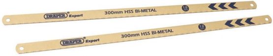 Draper 19345 Expert 24Tpi Bi Metal Hacksaw Blades, 300mm