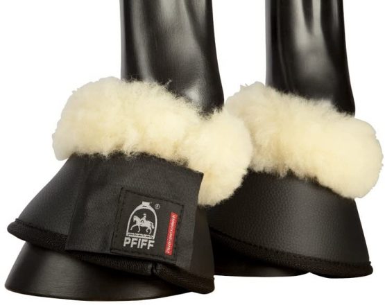 PFIFF Gaiters Spring Bells with Lambskin, black, M, 008418-60-M