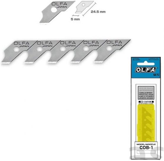 OLFA COB ARCOB-1, Silver - Image 4