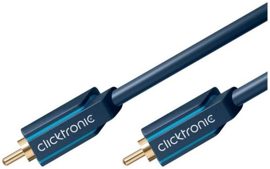 Clicktronic 70443 Casual Audio/Video Cable, 1m Length - Image 3