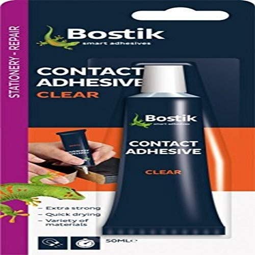 Bostik Contact Adhesive Clear - 50ml Tube - Instant Bond - Ultra Strong Glue - Quick Drying, 1 - Pack - Image 2