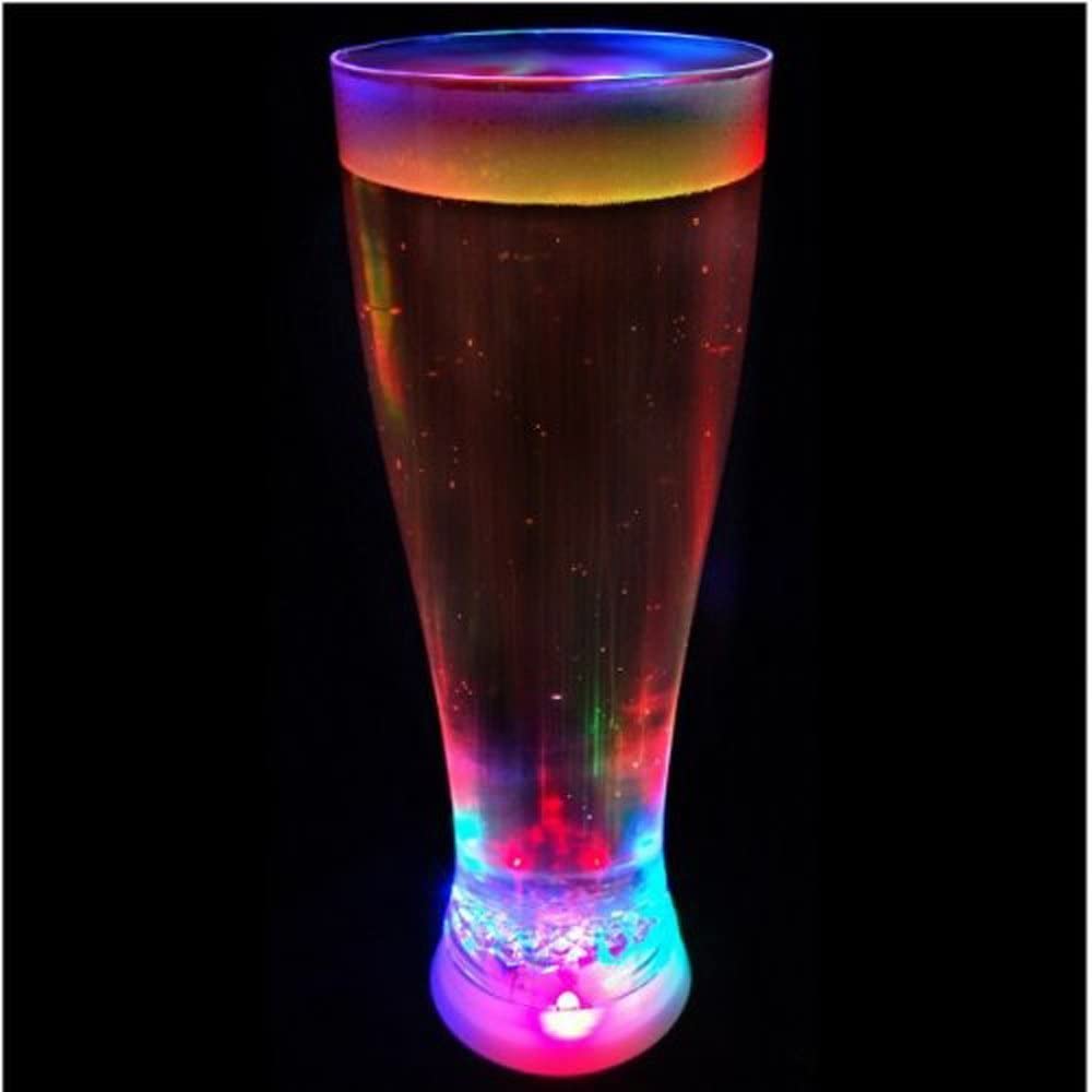DZine Limited Strobing Acrylic Beer Glass, Blue,green,red - Image 2