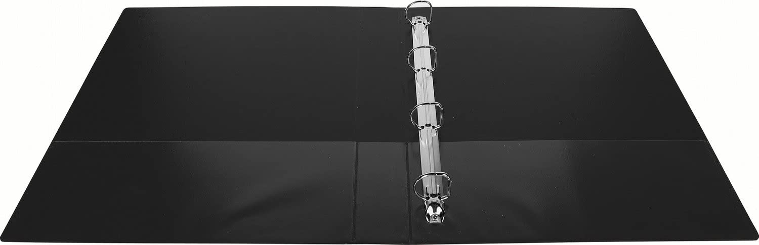 Exacompta, ref. 51842NE, 1 customizable rigid opaque binder with 3 pockets, 4 D-rings of 30 mm, Spine 47 mm - Image 4