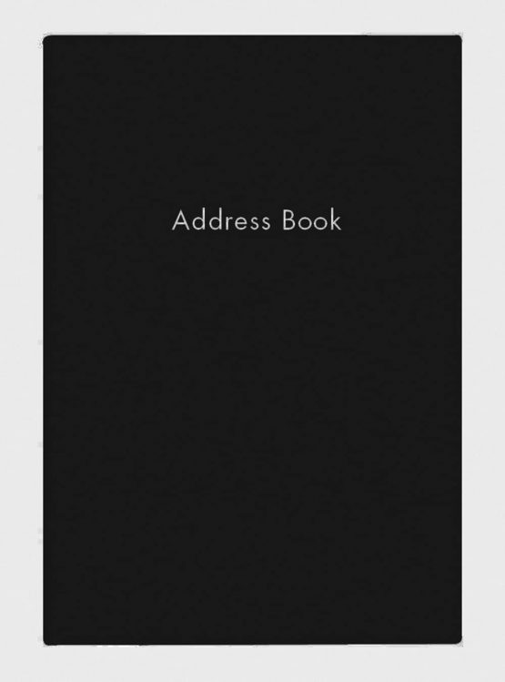 Collins A5 Telephone & Address Book - Black