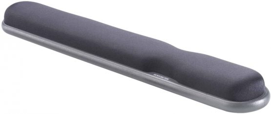 Kensington Height Adjustable Ergonomic Gel Keyboard Wrist Rest with Wrist Support Pad - 497 x 77 x 34 mm - Black (22701)