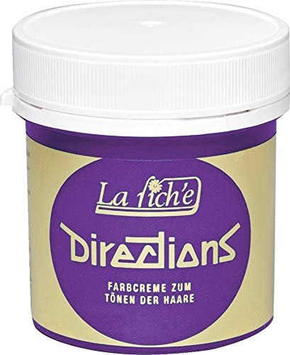 DIRECTIONS Violet Semi-Permanent Hair Colour - 88ml Tub, 89 ml (Pack of 1)