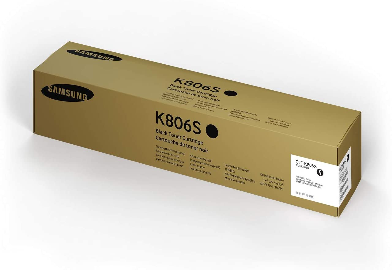 Samsung SS593A CLT-K806S Toner Cartridge, Black, Pack of 1