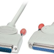 LINDY Straight Through RS-232 Serial & PC to Fax/Modem Cable All Pins Connected 2m (25DM/25DF)