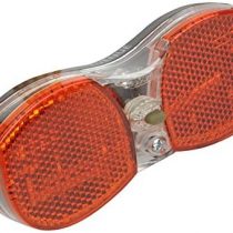 fischer battery LED Rack Rear Light – Orange, One Size