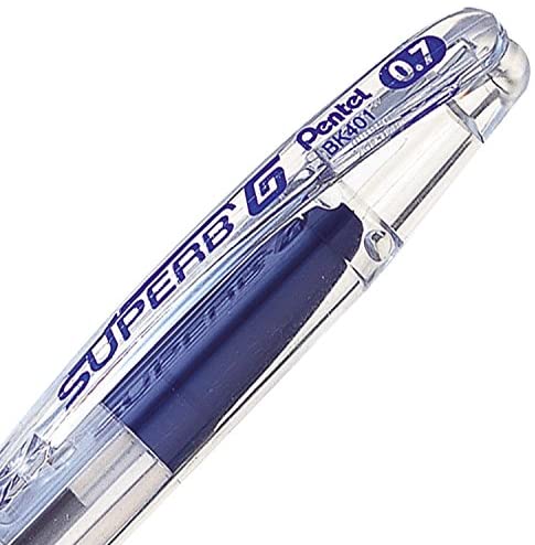 Pentel Recycology 0.7mm Superb Grip Ballpoint Pen - Blue (Pack of 12), 1 count (Pack of 12) - Image 3