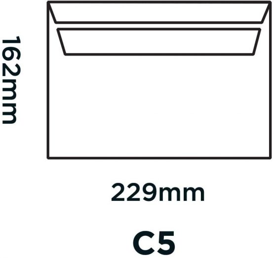 Blake Purely Everyday C5 162 x 229 mm 100 gsm Wallet Self Seal Envelopes (22707) White - Pack of 500 - Image 3
