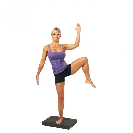Balance pad - Trendy Sport Bamusta Cuatro for balance training and improvement of proprioception, anthracite - Image 2