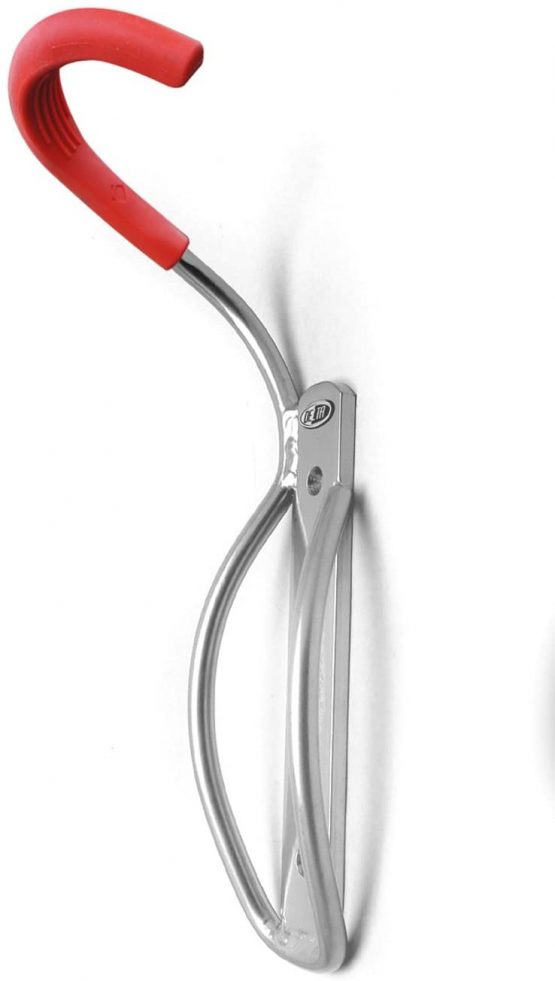 Delta Leonardo Wall Mount Hook To Hang Bike On - Grey