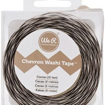 Washi We R Memory Keepers Chevron Tape, Cocoa