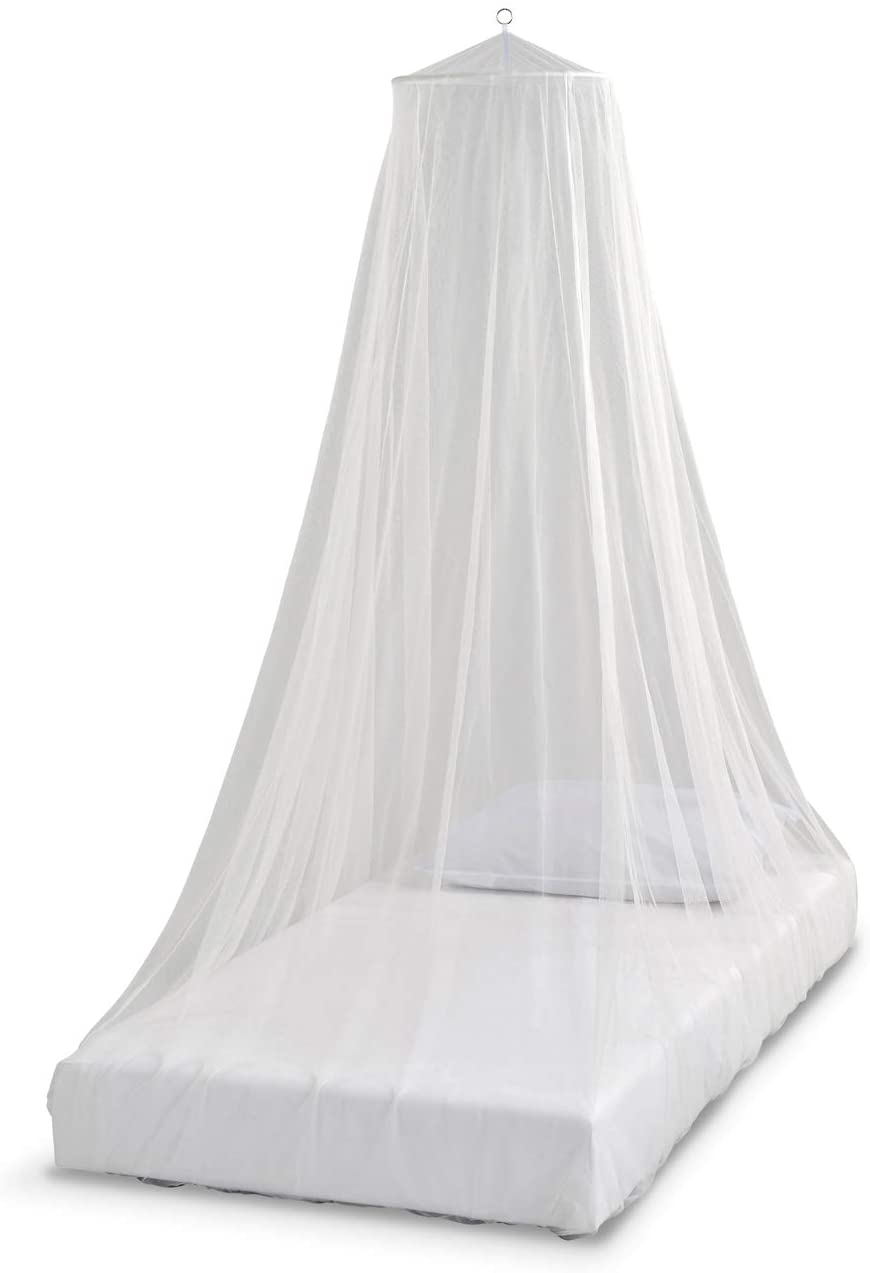 Light Weight bell-shaped mosquito net - impregnated, Black, 270x225 cm (Lot de 1) - Image 2