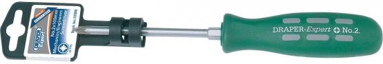 Draper 55506 Expert Number 2 PZ Type Mechanics Screwdriver, 100mm