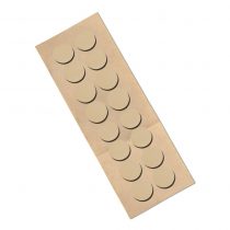 TapeCase 5-4496B-1 Polyethylene Foam Tape, 62 mil (1.6 mm) Thick, 1 Inch Circles (Pack of 5)