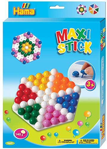 Hama Maxi Stick 9669 Hexagonal Hanging Box (Multi-Colour), Multi Coloured - Image 3