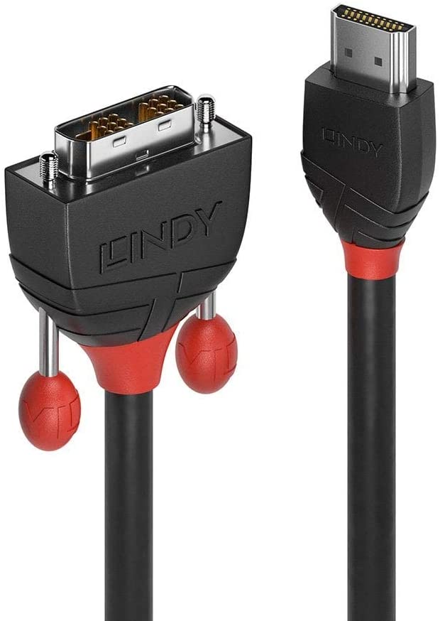 LINDY 3 m HDMI to DVI Cable - Black, 3 Meters