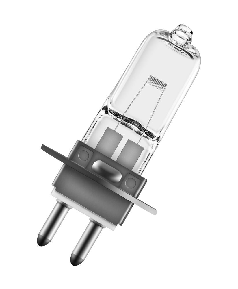 OSRAM 64621 HLX 100W 12V, 3300K, halogen low voltage lamp without reflector, medical fiber optics (HLX), Transparent