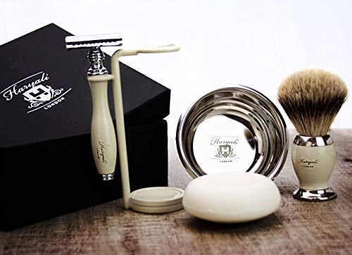 Shaving Set Featuring Silver Tip Brush,Safety Razor - Image 2
